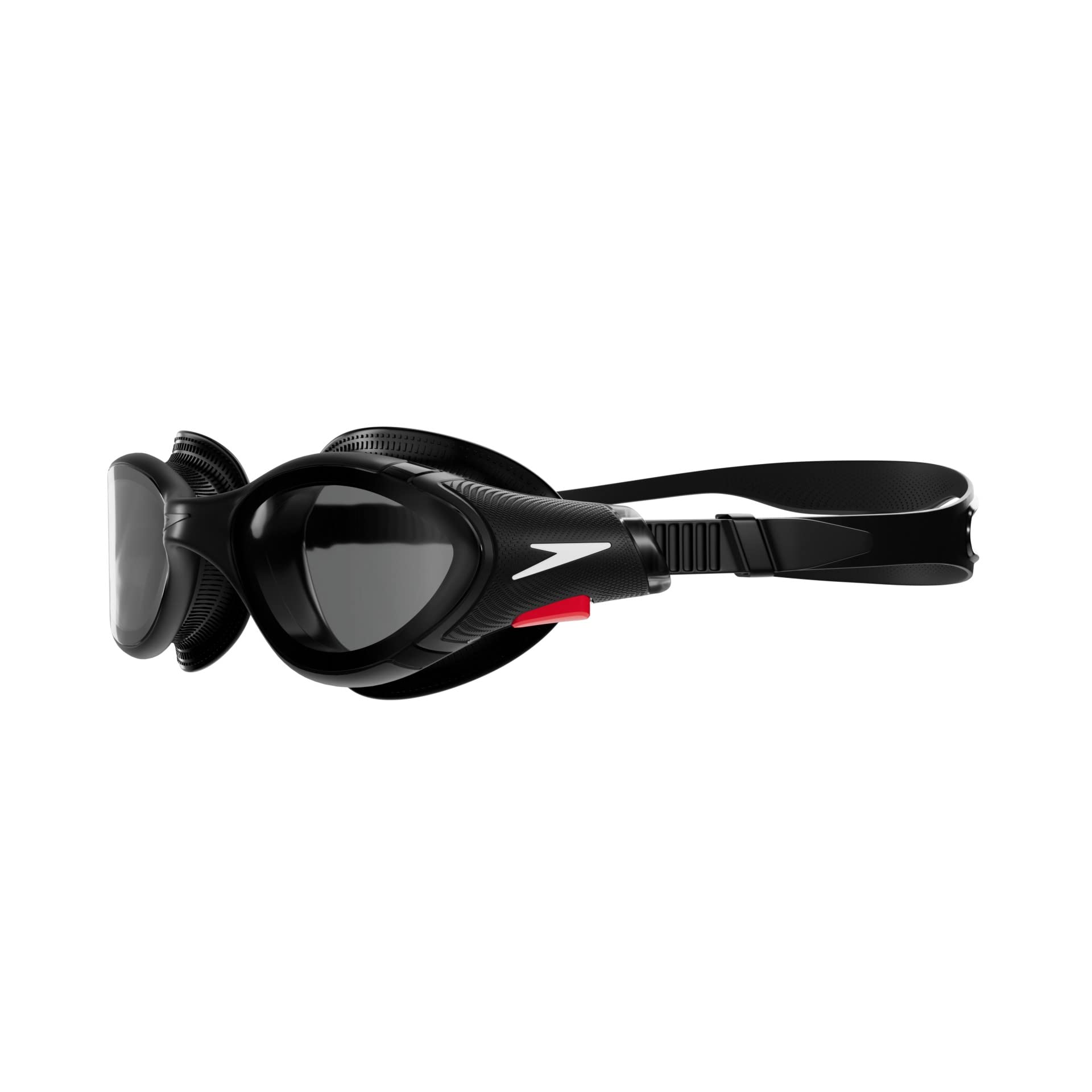 Speedo Adult Unisex Biofuse 2.0 Swimming Goggles Swimming Goggles, Black/White/Smoke, One Size